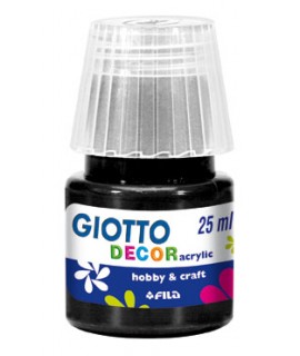 GIOTTO DECOR ACRYLIC 25ml BLACK