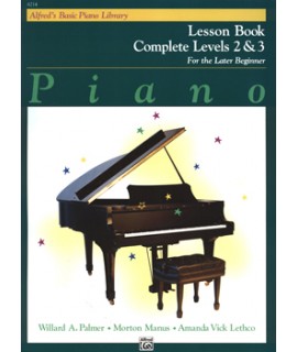 ALFREDS BASIC PIANO LIBRARY-COMPLETE LESSOΝ BOOK LEVEL 2 & 3