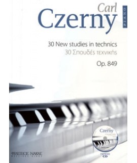 CARL CZERNY - 30 NEW STUDIES IN TECHNICS - op. 849