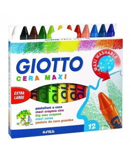 GIOTTO CERA MAXI SET12 - SUPER WASHABLE