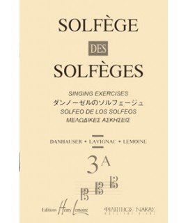 LEMOINE - SOLFEGE DES SOLFEGES - 3A