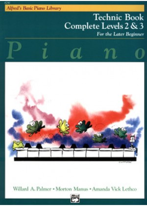 ALFREDS BASIC PIANO LIBRARY-COMPLETE TECHNIC BOOK LEVEL 2 & 3